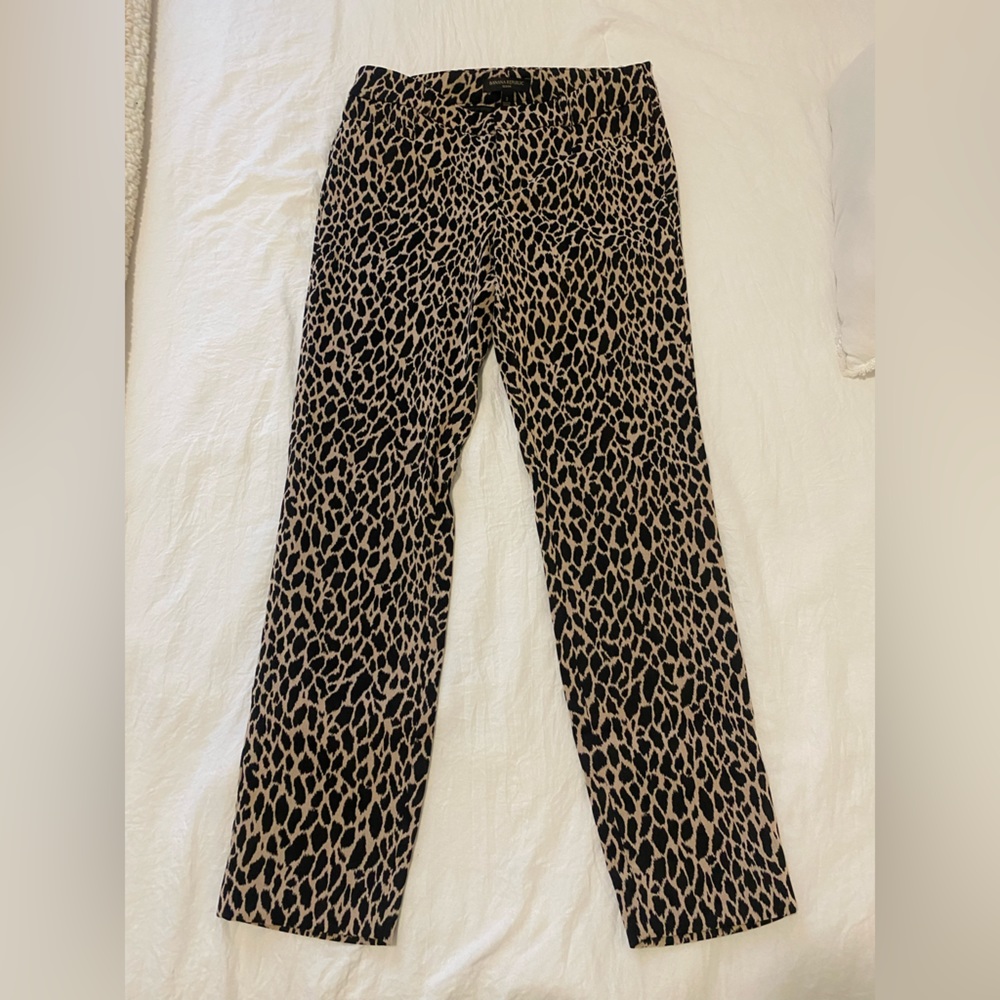 Cheetah dress pants